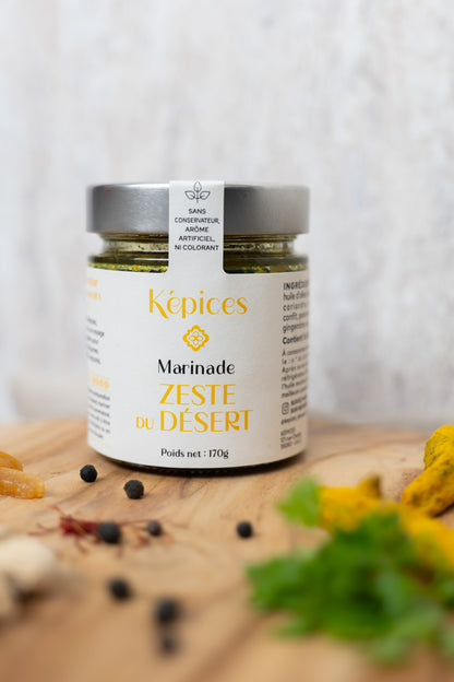 Marinade Zeste du Désert – L'élégance du poulet au citron confit et aux olives marocain